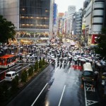 One of the busiest pedestrian crossings in the world - Tokyo